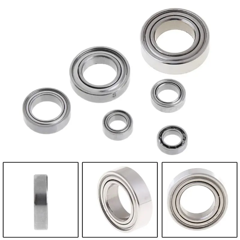 Stainless Steel Ceramic Ball Bearing Fishing Sealed Bearings Stainless Steel Reel Accessory 6 Size for Daiwa