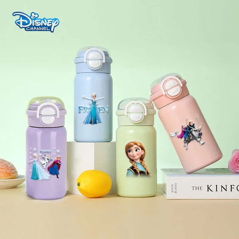 

Frozen Anna Elsa Vacuum Cup Disney Anime Cute Thermos Cup Boy Girl Large Capacity Portable Leak Proof Thermos Water Bottle Gift