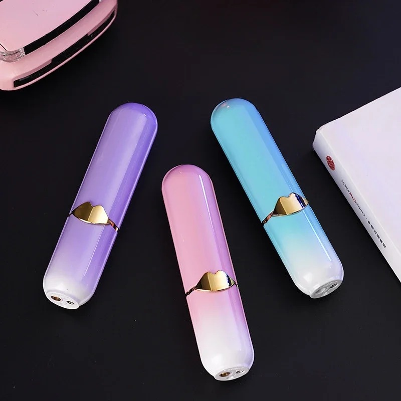 Personalized Creative Lipstick Model Lighter Refillable Gas Butane Cute Lighters for Women Gift Smoking Accessories Women Gift