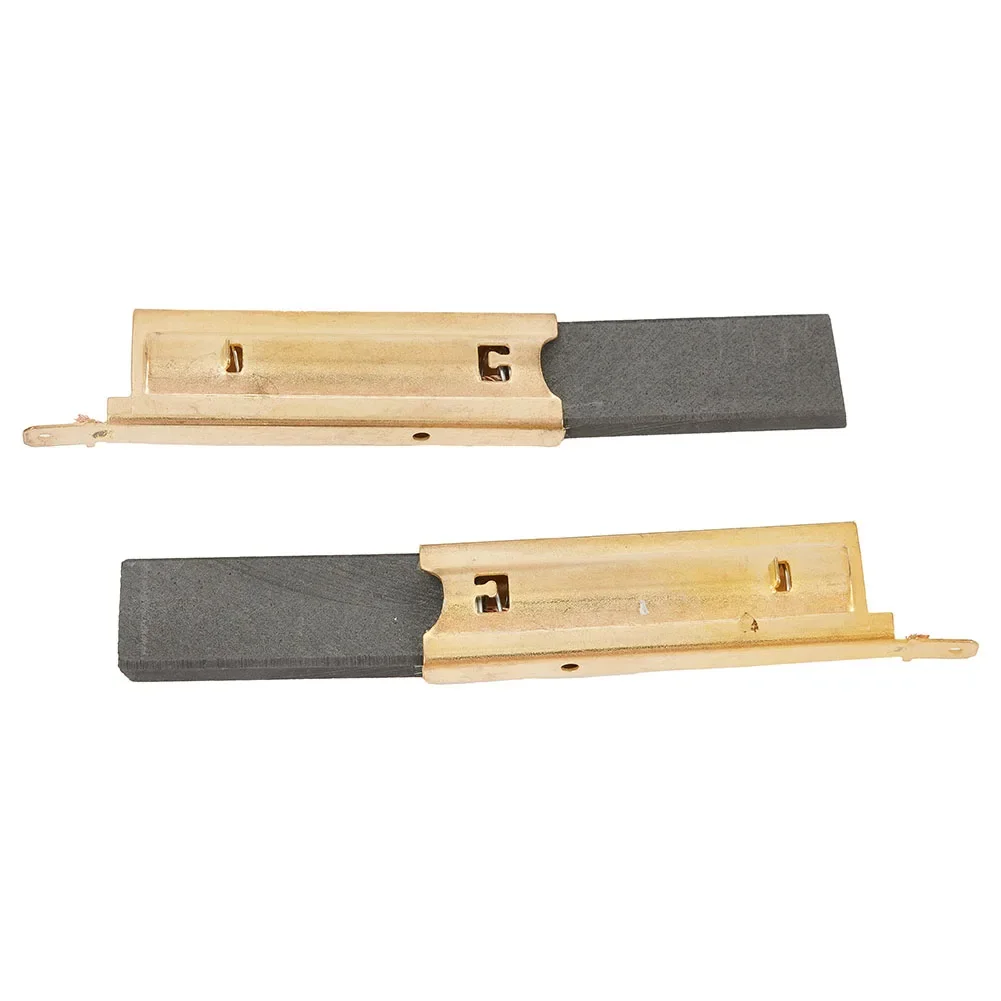 

Part Carbon Brush Repair Tool Washing Machine 1 Set(2 Pcs) 5x13.5x39.6mm 79mm Long Dark Gray Gold Motor Inserts