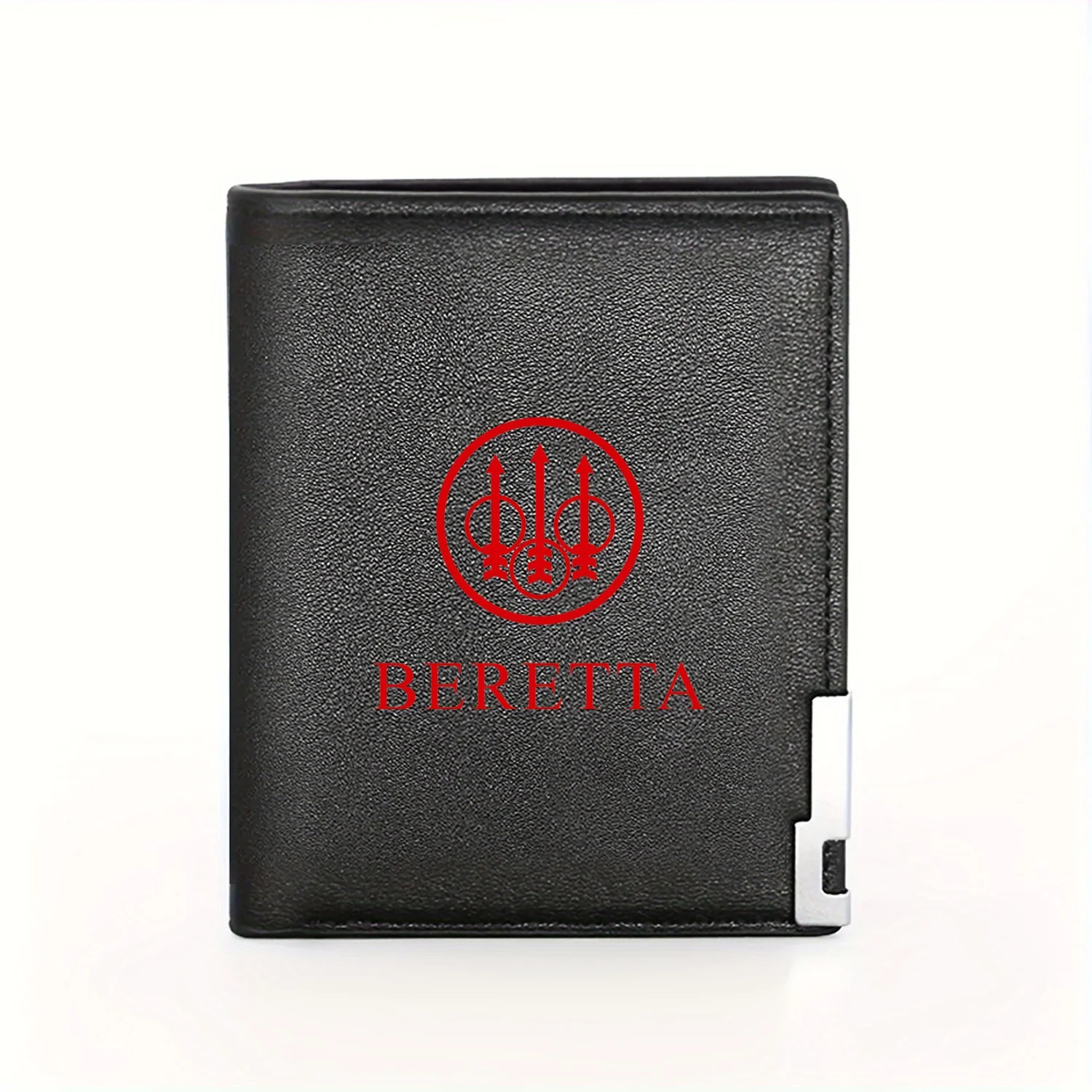 Beretta Logo Luxury Mens Wallet: Classic Design,Premium Quality,Perfect Gift for Dad,Husband or Boyfriend Business Mens Casual E