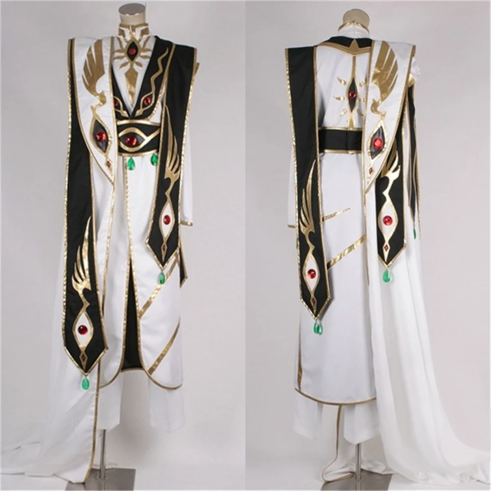 Code Geass Cosplay Lelouch Lamperouge Cosplay Costume Halloween Christmas Carnival Party Role Play Suit