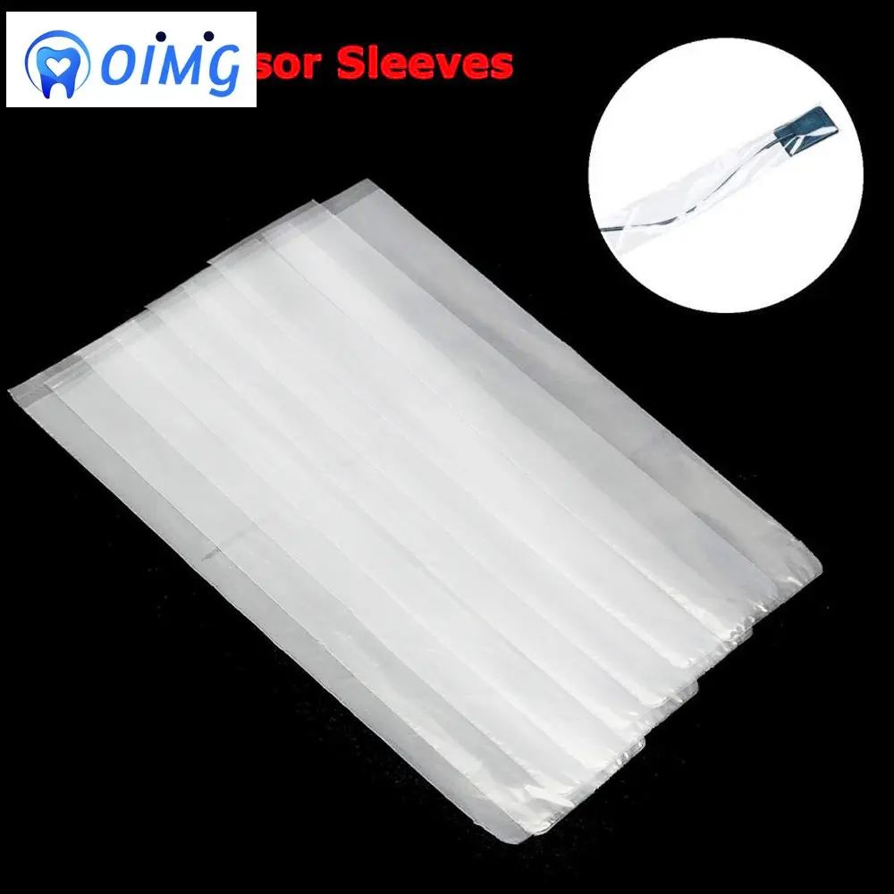 500pcs/box Disposable Dental Material Poly Pastic X-Ray Sensor Protective Film Cover