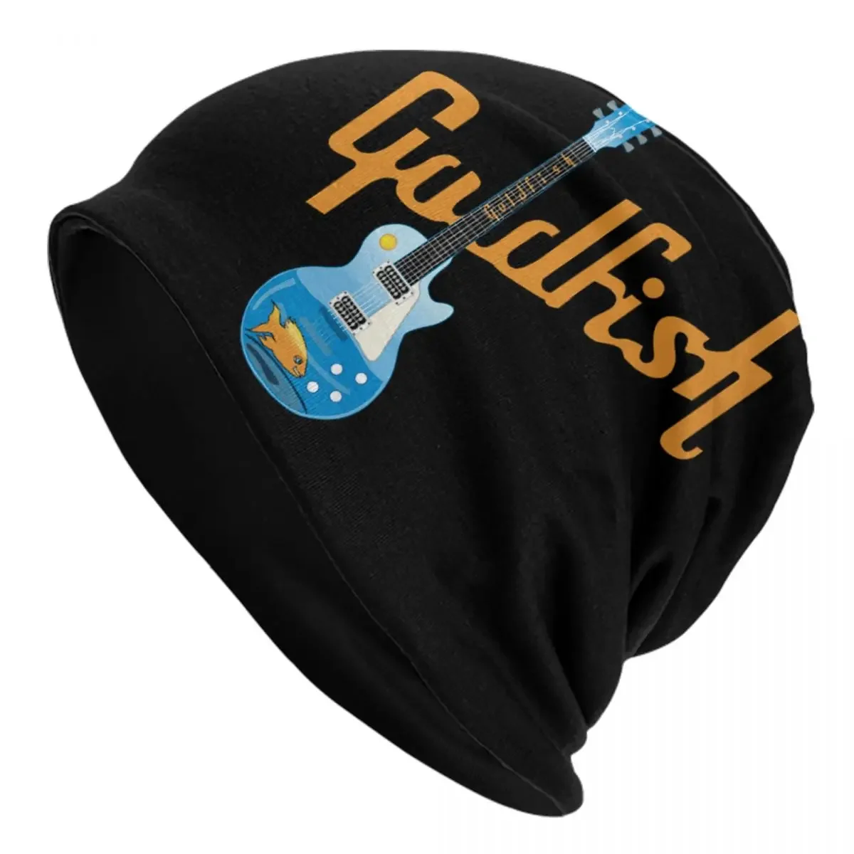 Music  Skullies Beanies Caps Unisex Winter Warm Knit Hat Men Women Cool Adult goldfish Bonnet Hats Outdoor Ski Cap