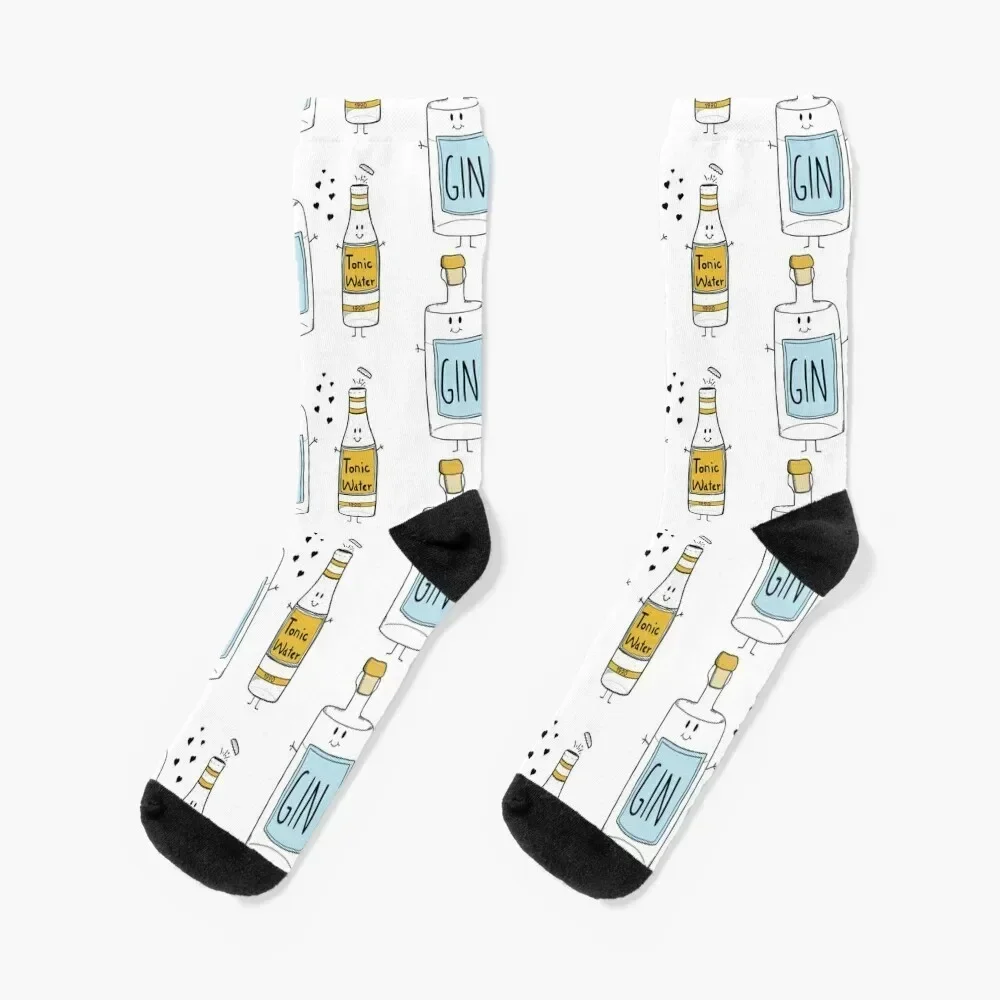 

Gin & Tonic Socks sport funny sock Running Socks For Girls Men's