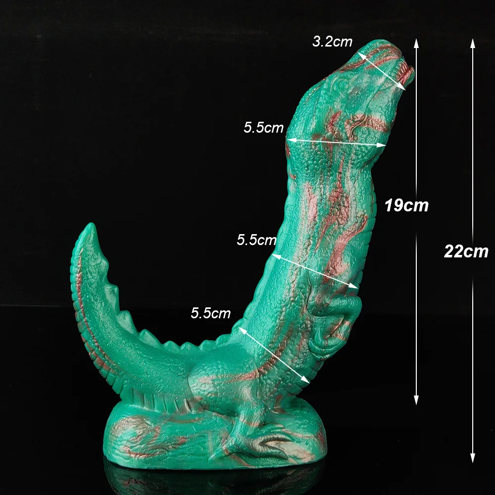 YOCY Realistic Dragon Dildo Silicone Monster Dinosaur Toy Spray Water Stimulator Sex Toy For Women Men Strap-on Anal Plug