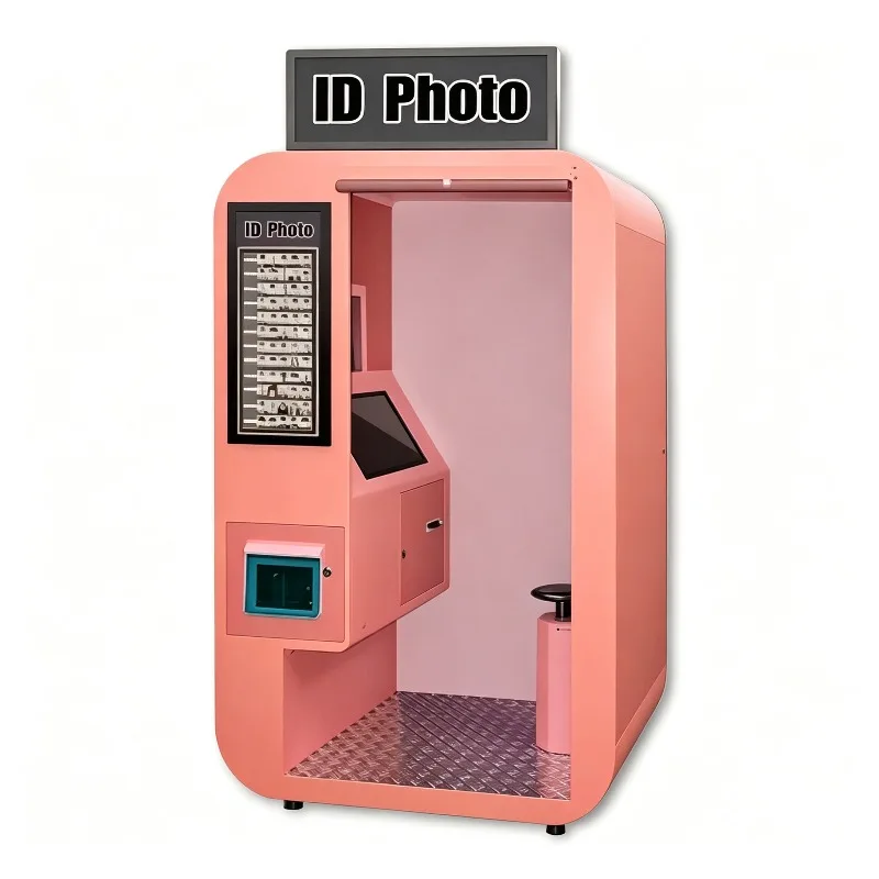 Instant Print Photo Booth Vending Machine Photobooth Printer Kiosk Camera Compatibility Photo Vending Machine Print Function