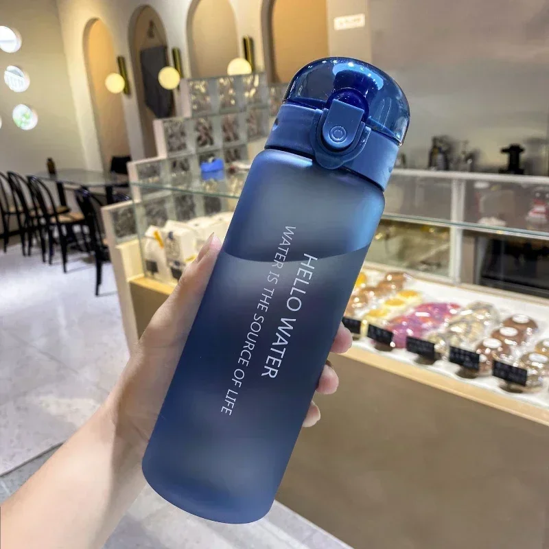 780ml Plastic Water Bottle for Drinking Portable Sport Tea Coffee Cup Kitchen Tools Kids Water Bottle for School Transparent New