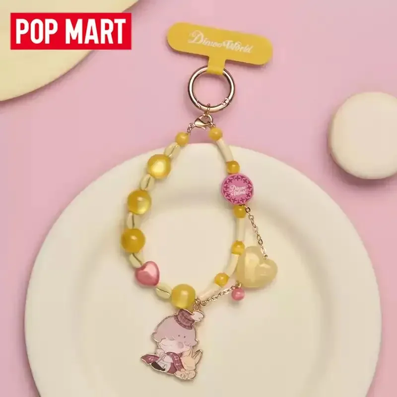 

POP MART DIMOO CRUSH ON COFFEE Series, цепочка для мобильного телефона, глухая коробка, загадочная коробка, игрушки, кавайные украшения, статуэтки, домашний декор