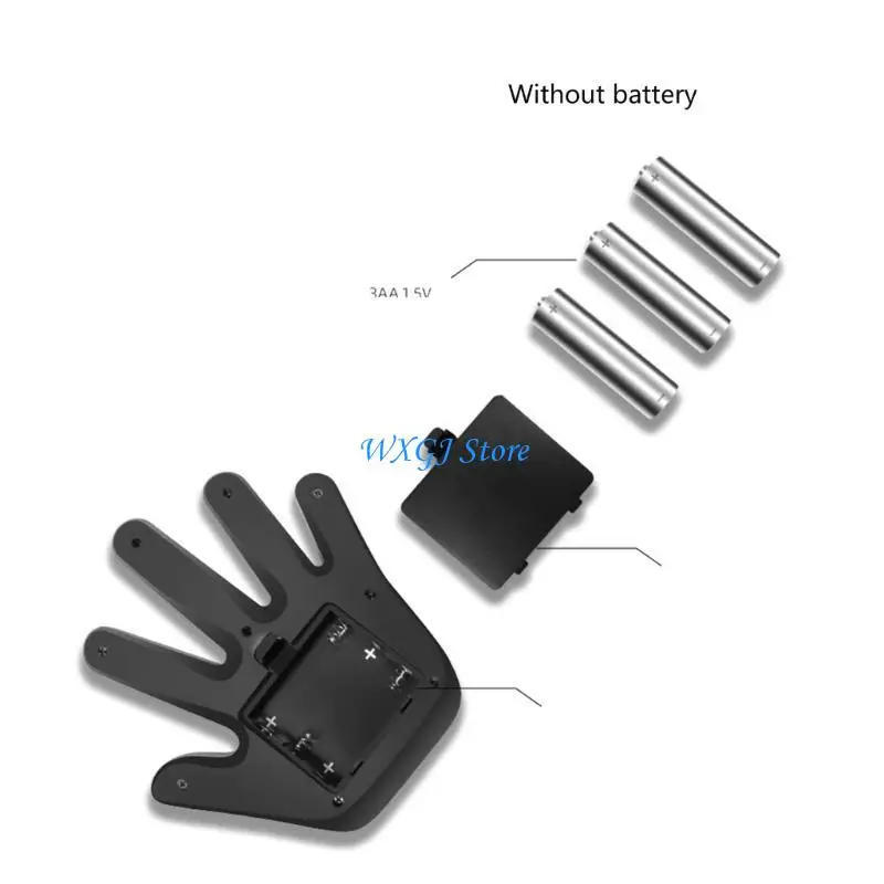 

37JE LED Fun Gesture Hand Warning Light Decorative Car Sign Light With Remote Control