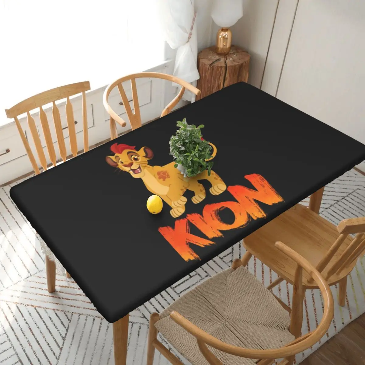 Lion Guard Kion Custom Rectangular Tablecloth Waterproof Table Cover for Dining Events Table Cloth