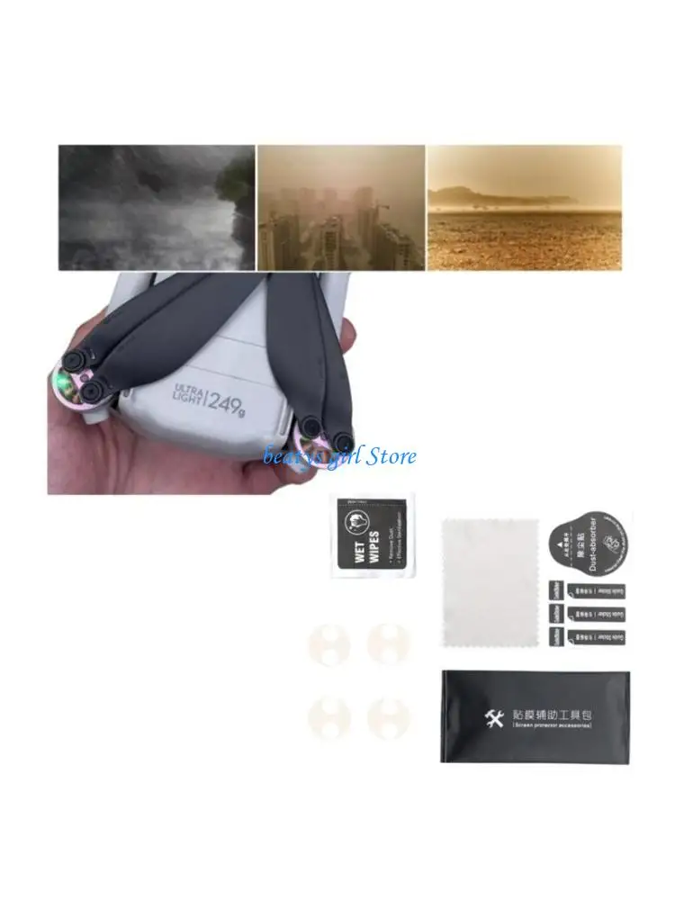 

C7AB Upgraded Motor Dust Covers TSF Dustproof Covers Suitable for MINI 4Pro/2/3Pro