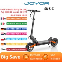 Joyor S8-S-Z Electric Scooter with Turn Signal 600W*2 Motor 48V 26Ah Battery 10-inch Tire 55km/h Max Speed Dual Hydraulic Brakes