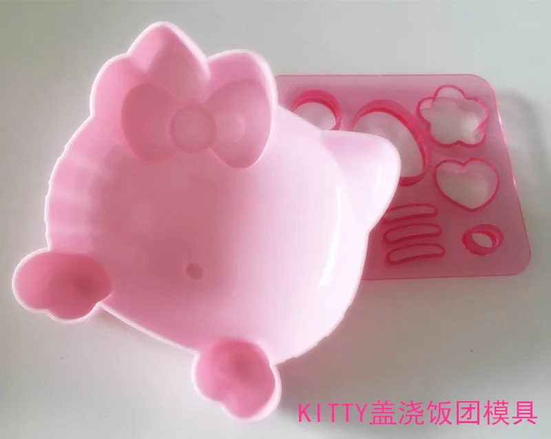 Sanrio Hello Kitty Diy Modeling Rice Cutter Stencil Anime Girl Curry Decoration Baby for Mold Bento Tool Women Kitchen Supplies