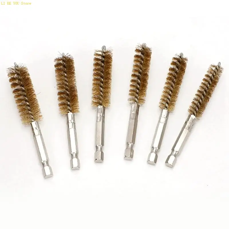 W3JE Wire Brush Attachment for Drill Set 38 Piece/set 1/4