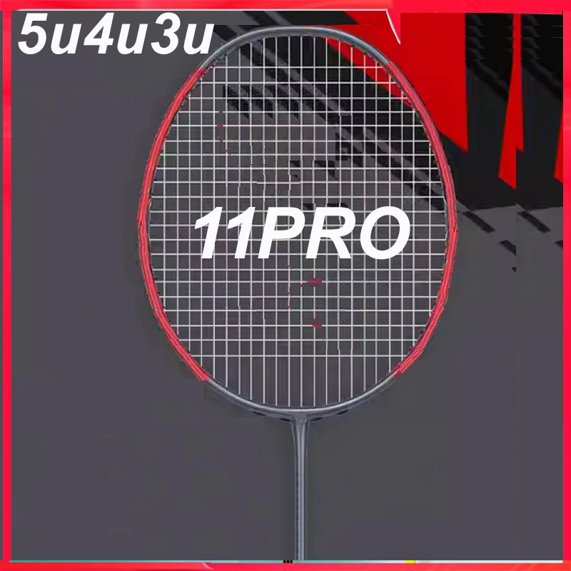 

Maximum support 35lbs without YY logo 11pro Big racket area Both offensive and defensive type badminton racket