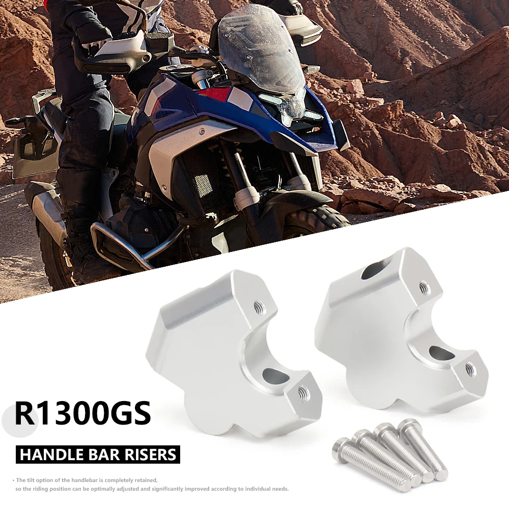 New R 1300 GS Handlebar Riser Motorcycle Accessories For BMW r1300gs R1300GS R1300 GS 2023 2024 Handlebars Back Move Mount