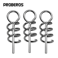 100/50PCS Soft Lure Bait Spring Twist Lock Fishing Swivels Snaps Stainless Steel Quick Connectors Fishing Lures Accessories