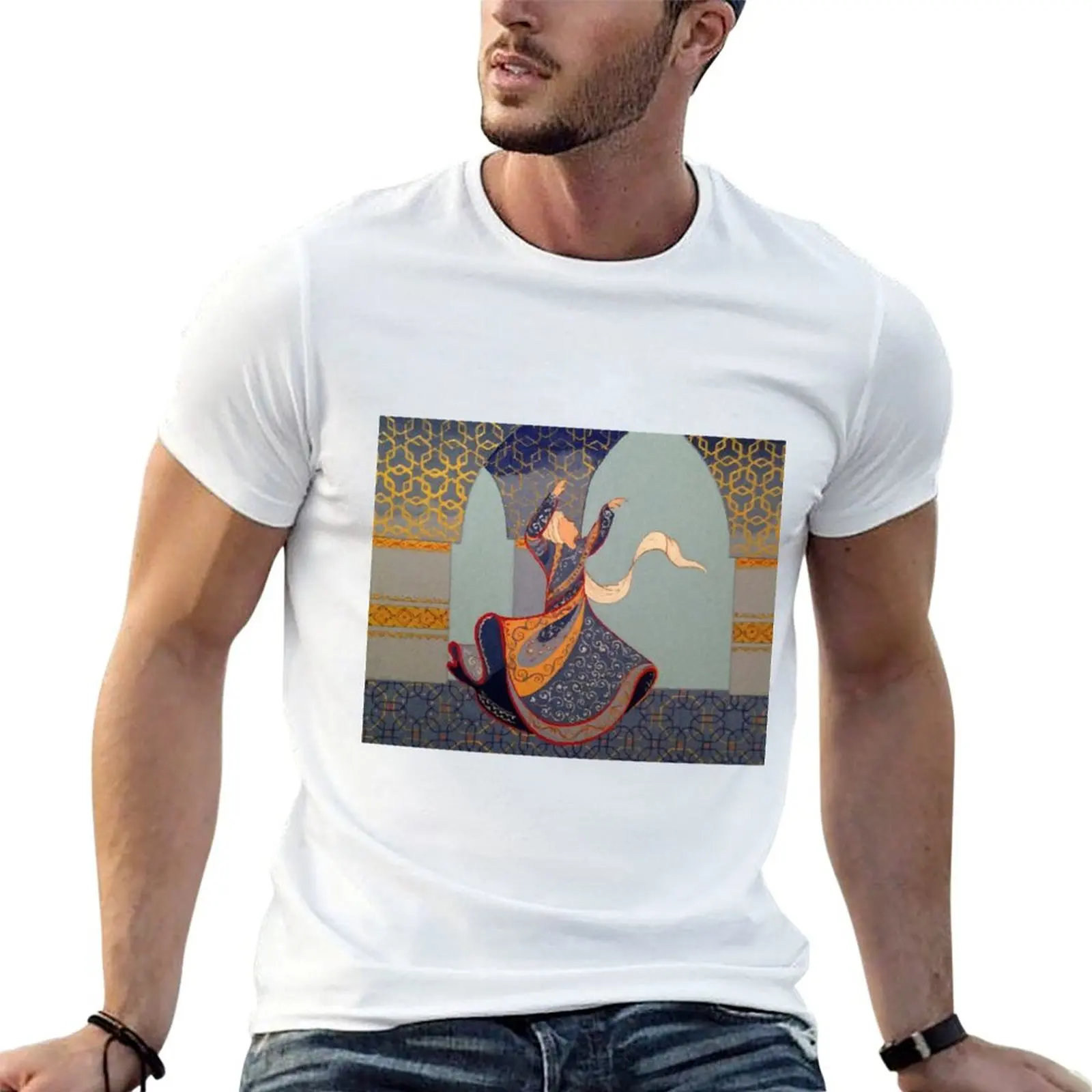 persian dance T-Shirt Classic Graphic Short Sleeve Top