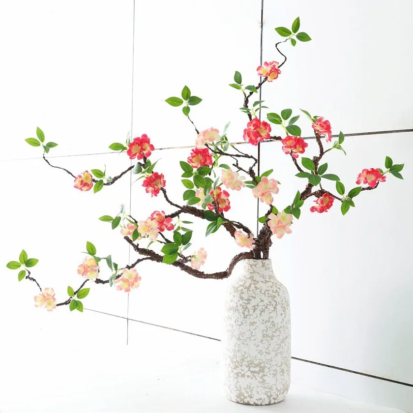 1 PCS Artificial Plum Blossom Wintersweet Flower Home Decor Wedding Table Room Decoration Gift F993