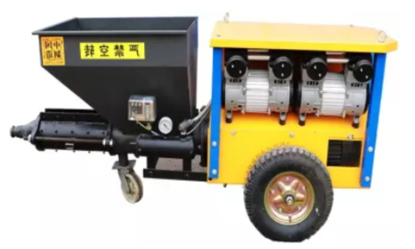 Factory Supply Cement Mortars Spraying Machine Diesel Power Small Mortar Sprayer for Exporting Mortar Plaster Spraying Machine