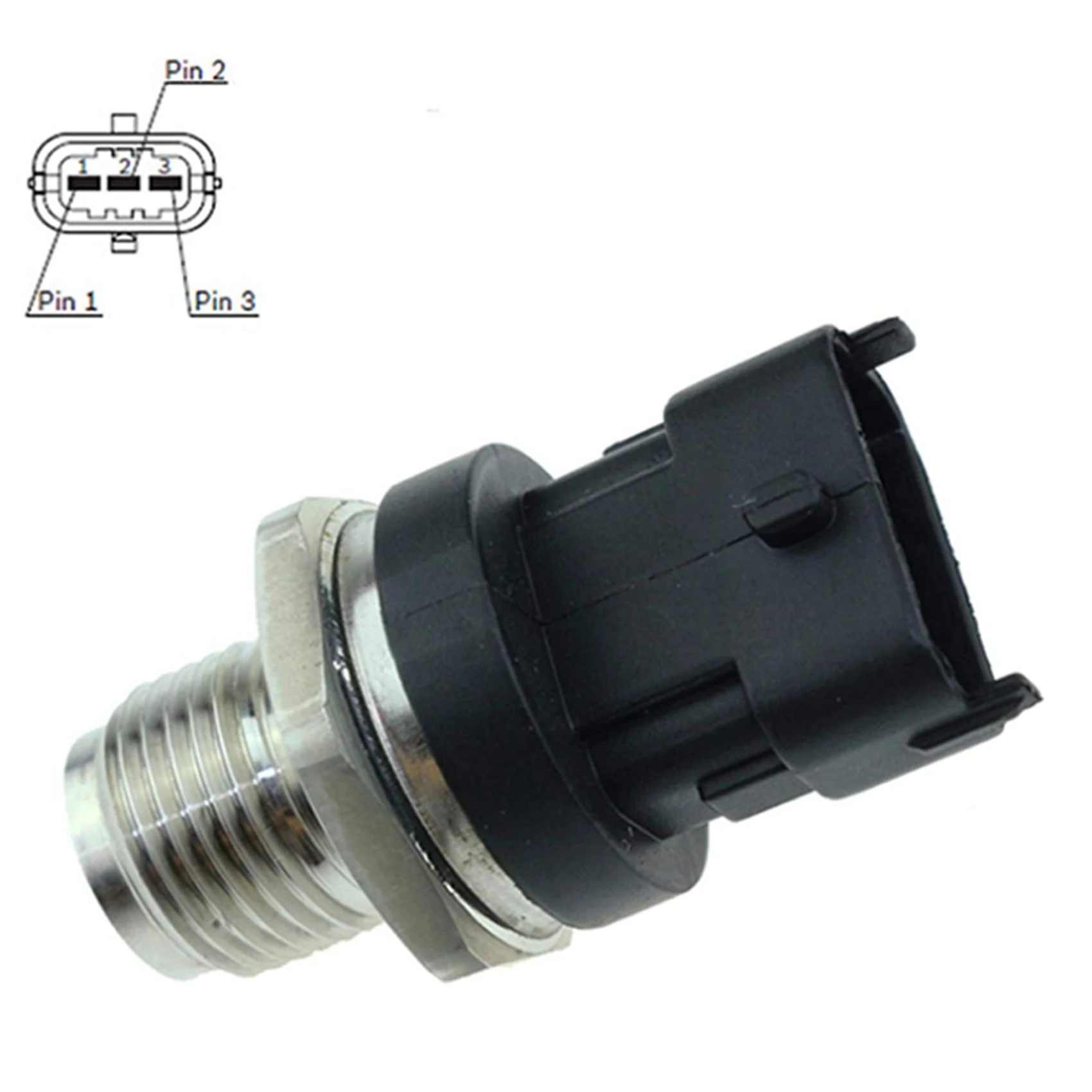 

2X Fuel Rail Pressure Sensor For Ford Ranger Everest For Mazda BT-50 BT50 2.5 3.0 2008 0281006018 WE01-13-GC0-T48C