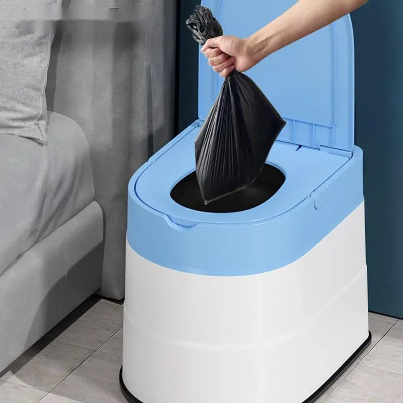 Bedside Mobile Sit Toilet Portable Deodorant Urine Basin Elderly Pregnant Women Home Adult Sitting Chair Easy Clean & Use