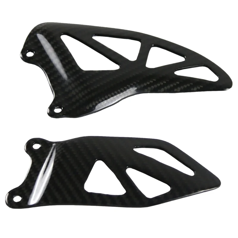 

Trending For Suzuki GSXR1000 2017-2024 Carbon Fiber Color Motorcycle Heel Guard Rearset Plate Foot Peg Protector Accessories