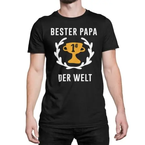 Neu Bester Papa der Welt #1 Vatertagsgeschenk Geschenk für Väter Premium T-Shirt