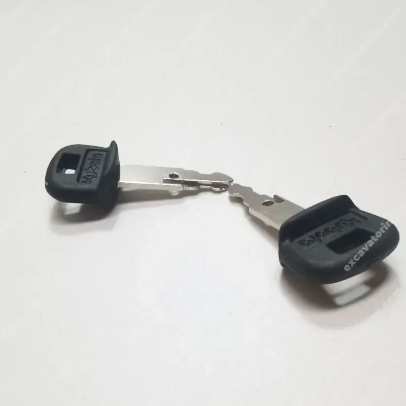 for 2pcs Kubota excavator parts, ignition key, start key, excavator accessories, Kx135、155、163、165、175