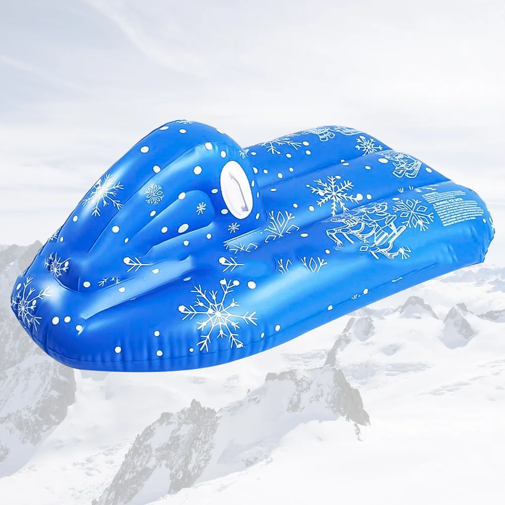 Air Child Baby Sled Snow Toys Cold Resistant Pvc Inflatable Snowmobile Skiing Equipment