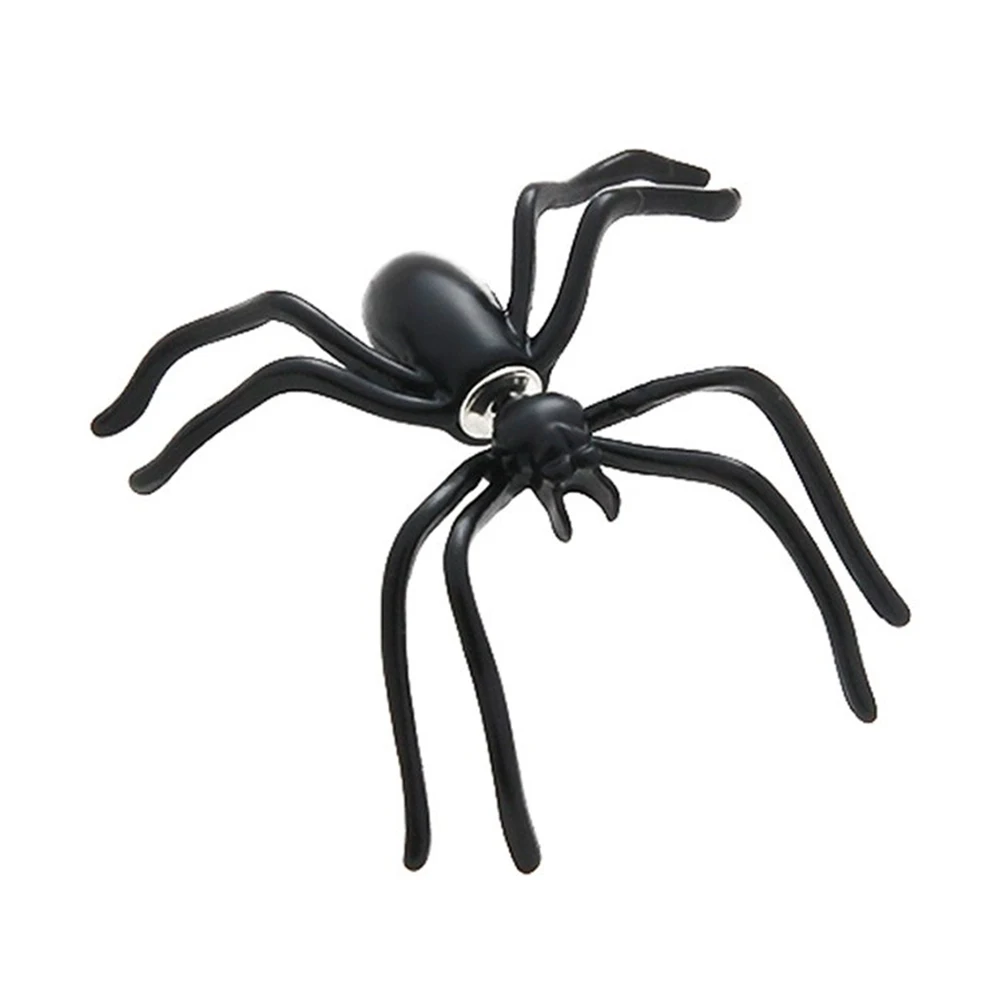 

Spider Earrings Halloween Jewelry for Women Cuff Accessories Studs Dangle Black