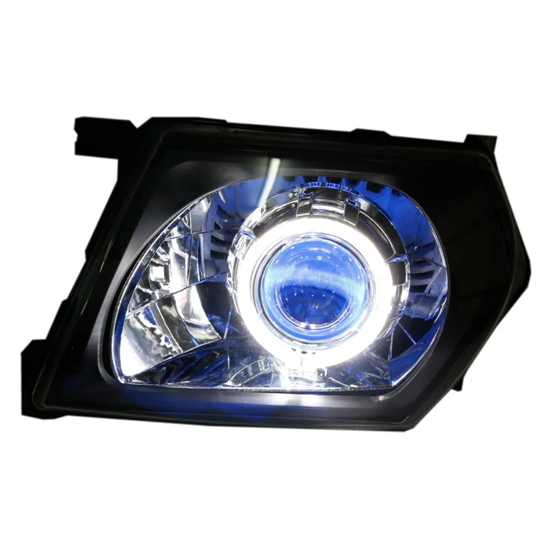 Customized Full LED Headlights For Nissan Patrol Y61 Bi-xenon Projector Lens Front Lamps With DRL
