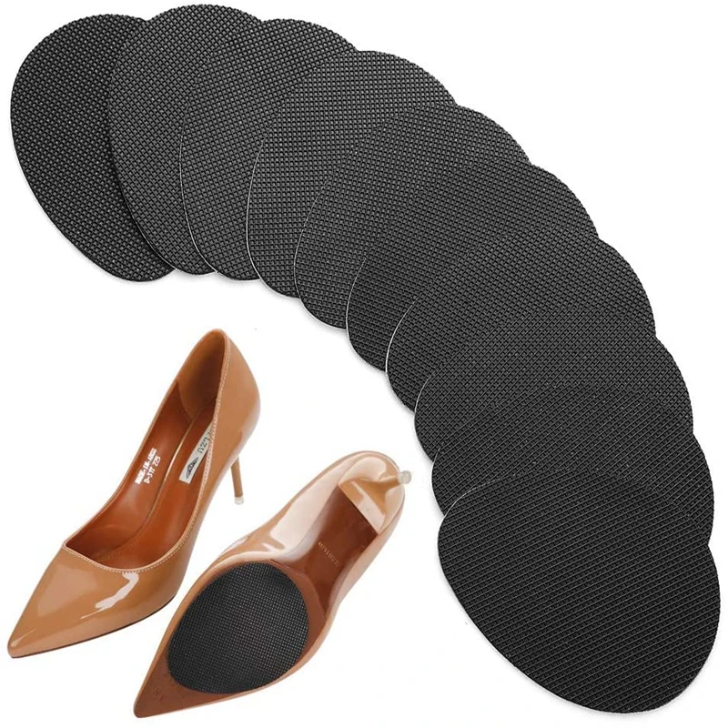 Selbst-Adhesive Anti-Slip Pads Sandale Schuhe Matte High Heel Sohle Schutz Gummi Kissen Einlegesohle Vorfuß High Heels aufkleber Pads – Detail 1