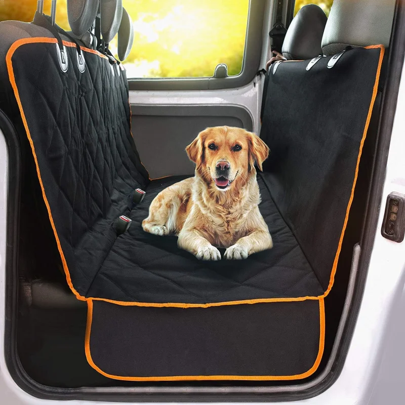 

Waterproof Dog Car Seat Cover Hammock Back Seat Protector Non Slip Scratch Resistant Heavy Duty Mat for SUV Truck Car Large Dogs
