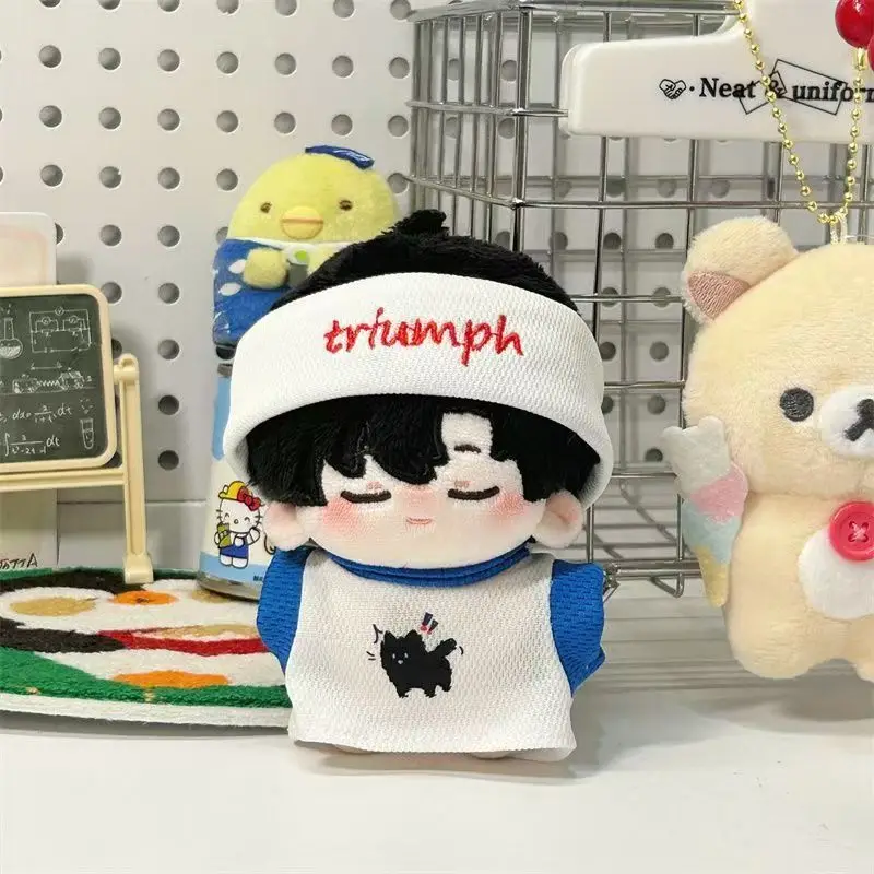10cm boy's clothes, cotton doll dress up, plush doll, super cute 10cm cotton doll（3 point）