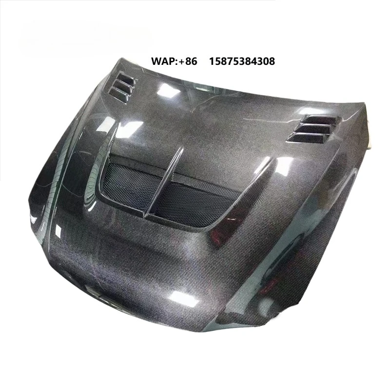CARBEN 2006-2012 for IS250 IS300 IS350 Carbon Fiber Hood/Bonnet Body Kit New Carbon Black Bolt-On High Quality