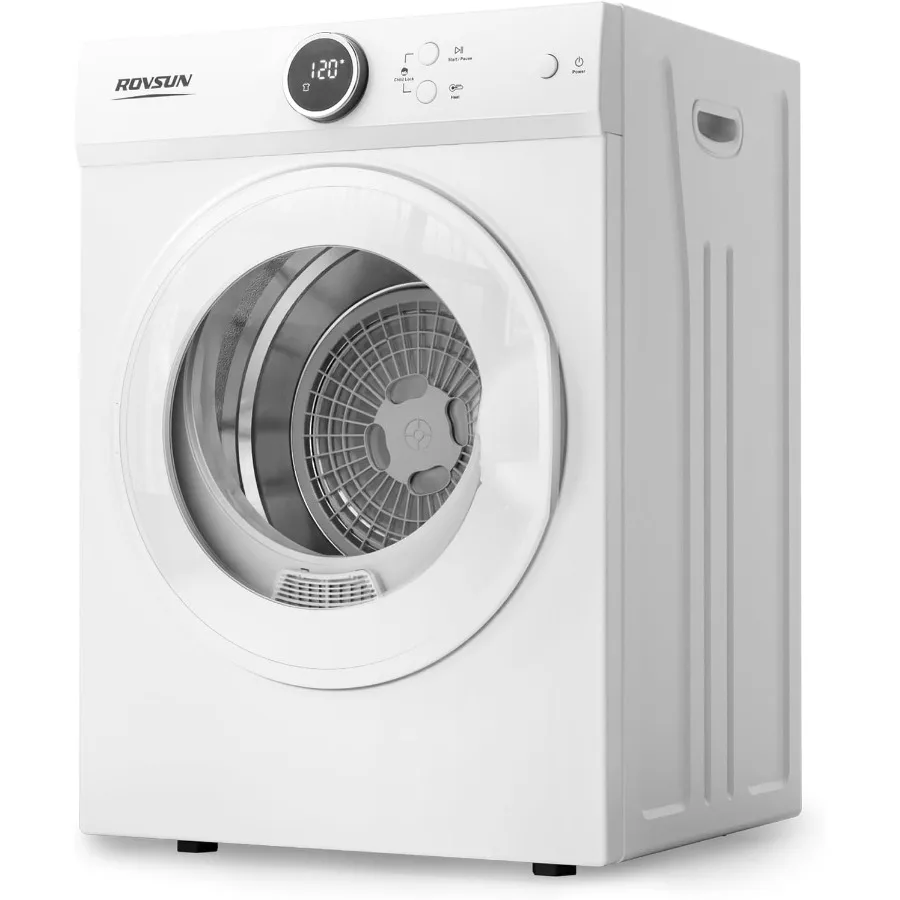 

1.8 Cu.Ft Compact Portable Clothes Dryer with 1020W HighEnd Front Load Electric Drying Technology Electronic Screen Control Sta