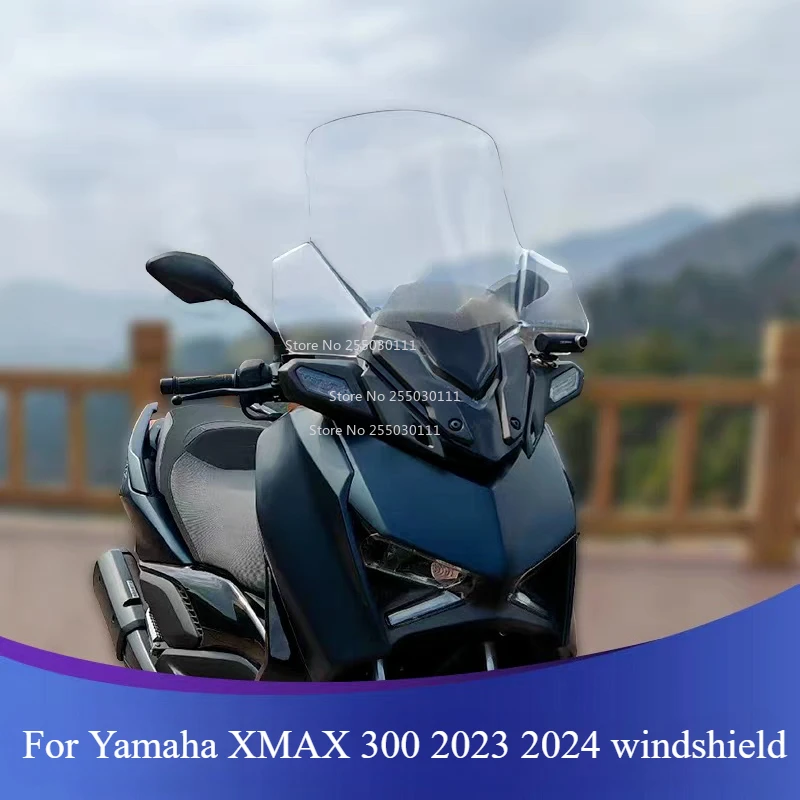 

Лобовое стекло мотоцикла с приподнятыми и утолщенными аксессуарами для модификации лобового стекла, подходящими для Yamaha XMAX 300 2023 2024