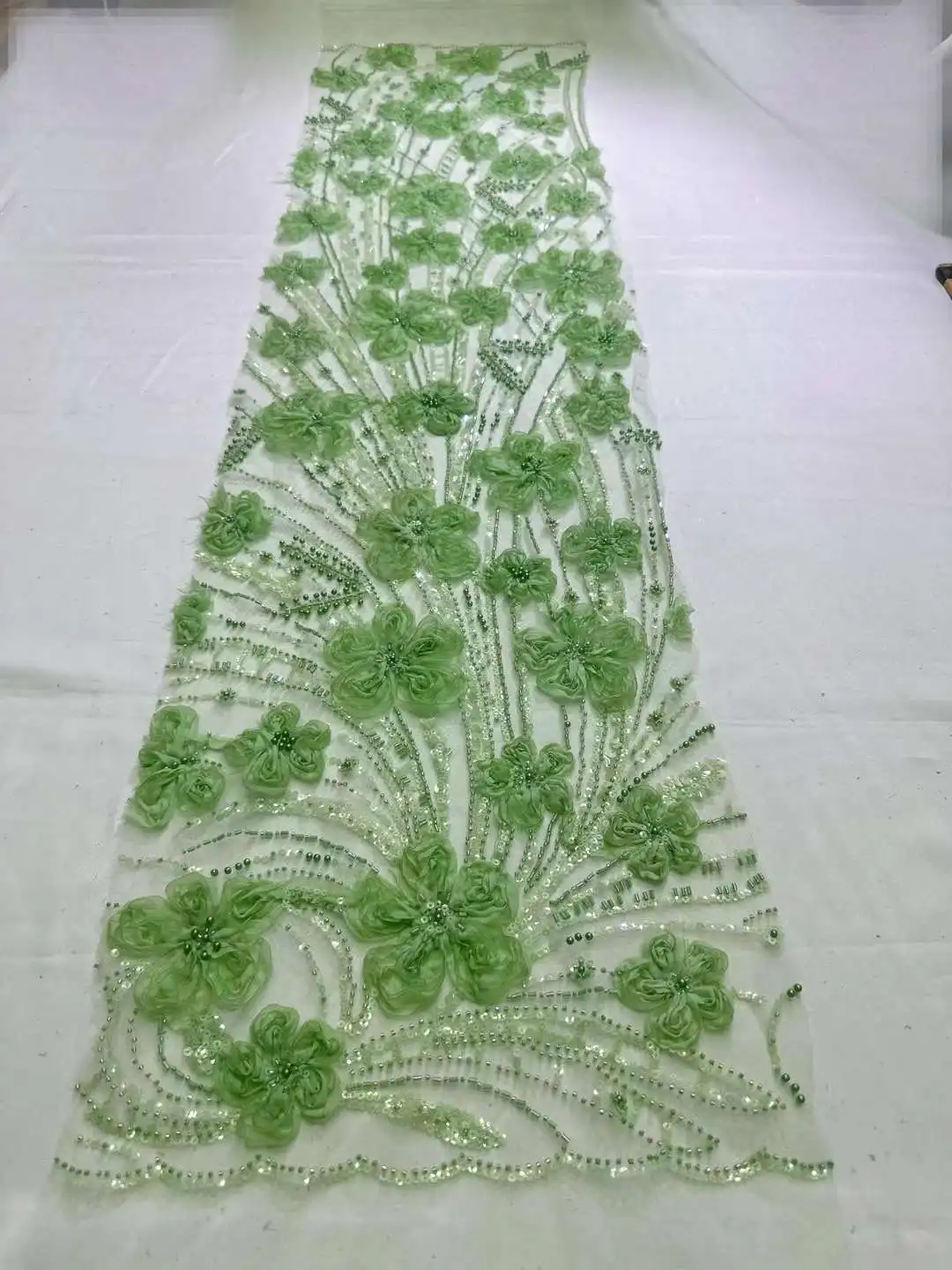Pink African 3D Lace Fabric 2024 High Quality Groom Embroidery Nigerian Lace Fabric 5 Yards for Women Wedding Party Dress XH