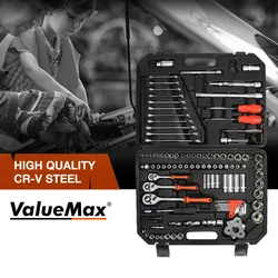 ValueMax Hand Tool Sets Car Repair Tool Kit Set 3/8'' 1/2