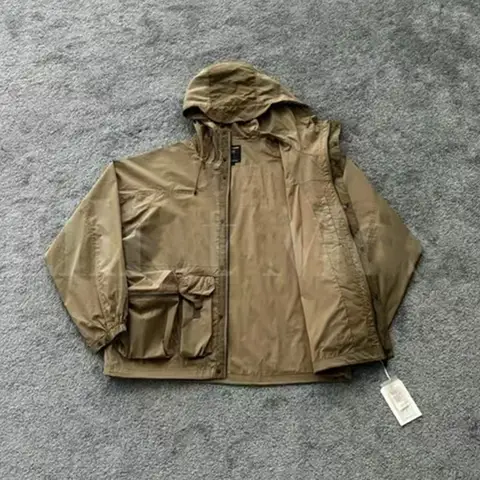 Varm herrjacka med borstad krage, knappar och casual kappa för höst/vinter, affärsmässigt, med fickor 10 best sales 6-ficksjacka för män - №7