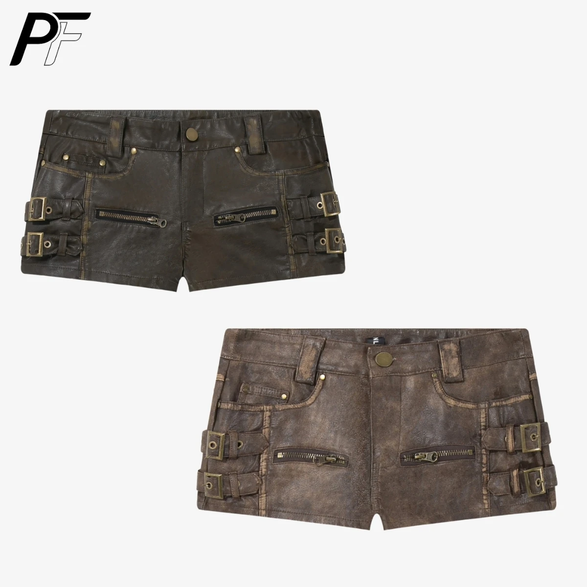 

Женские винтажные шорты из искусственной кожи Y2K в американском стиле, весна 2026, с низкой посадкой, сексуальные микро-мини шорты, ретро-гранж, для клубных вечеринок