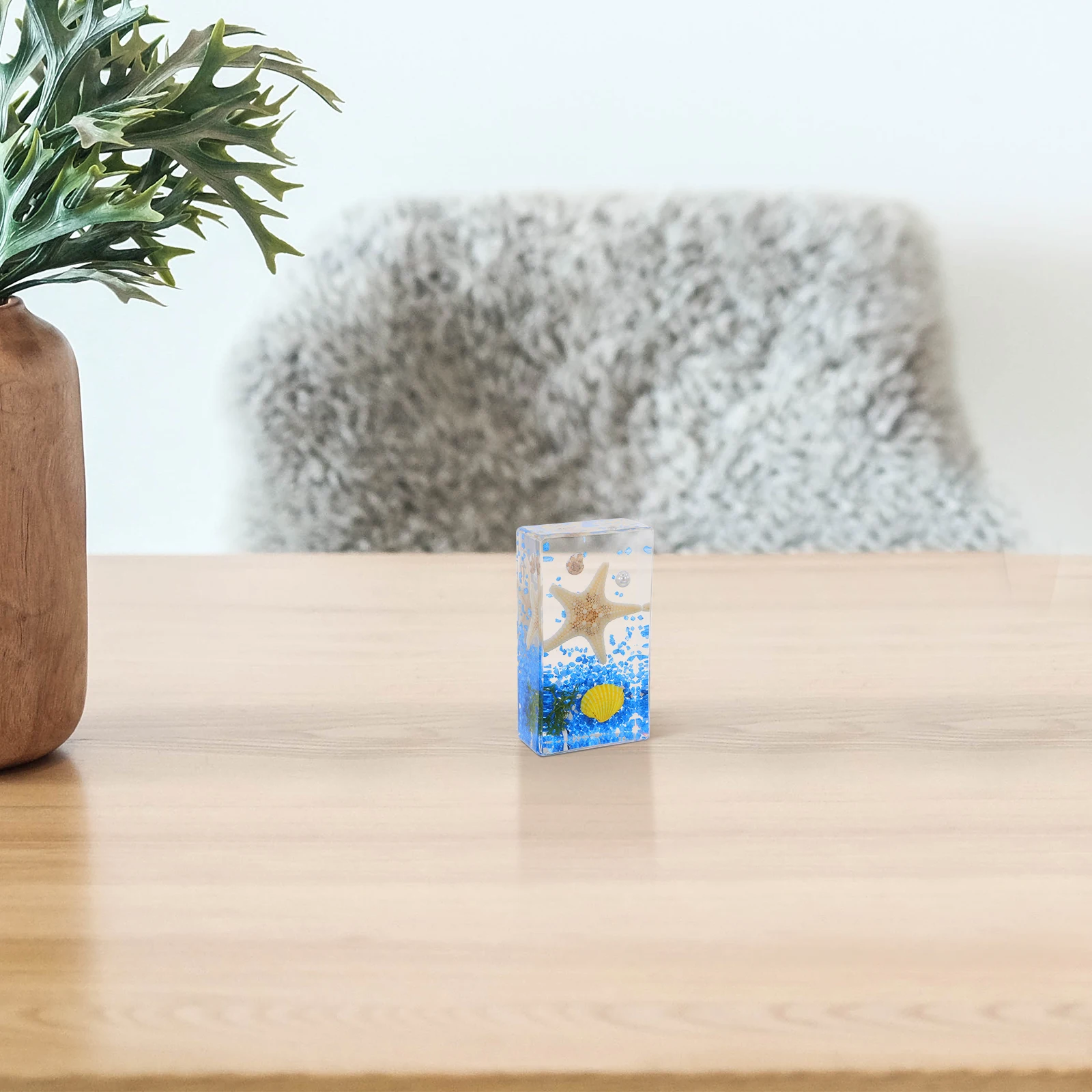 3D Resin Sea Star Specimen Paperweight Educational For Kids Marine Tool Classroom Home Decor Science