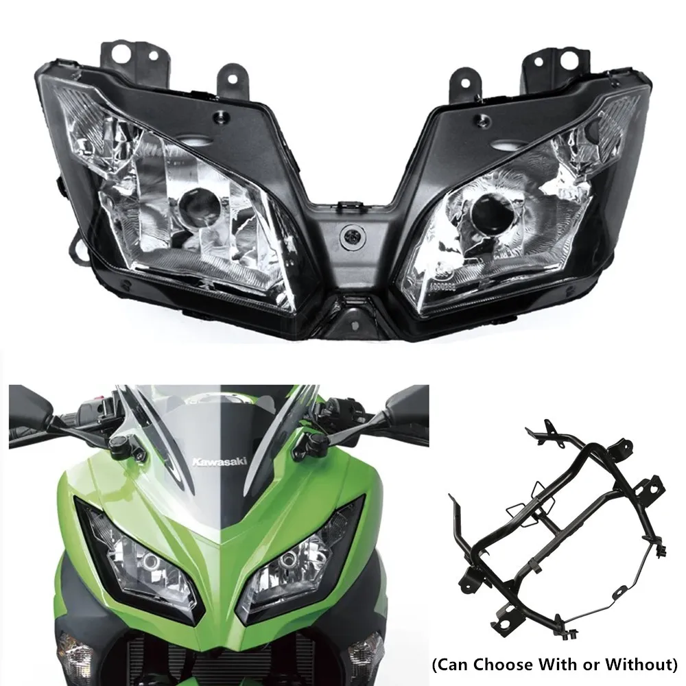 Motorcycle Headlight Assembly For Kawasaki NINJA250 NINJA 300 EX300 2012-2018 Headlamp Accessories