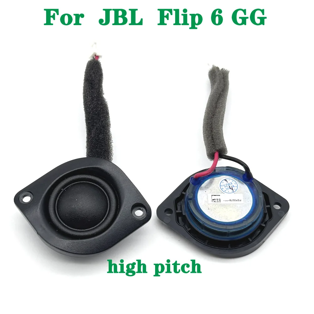 

Original brand new For JBL Flip 6 GG Tweeter 4OHM 10W Neodymium Speaker With Cable laying Silk Film Connector device