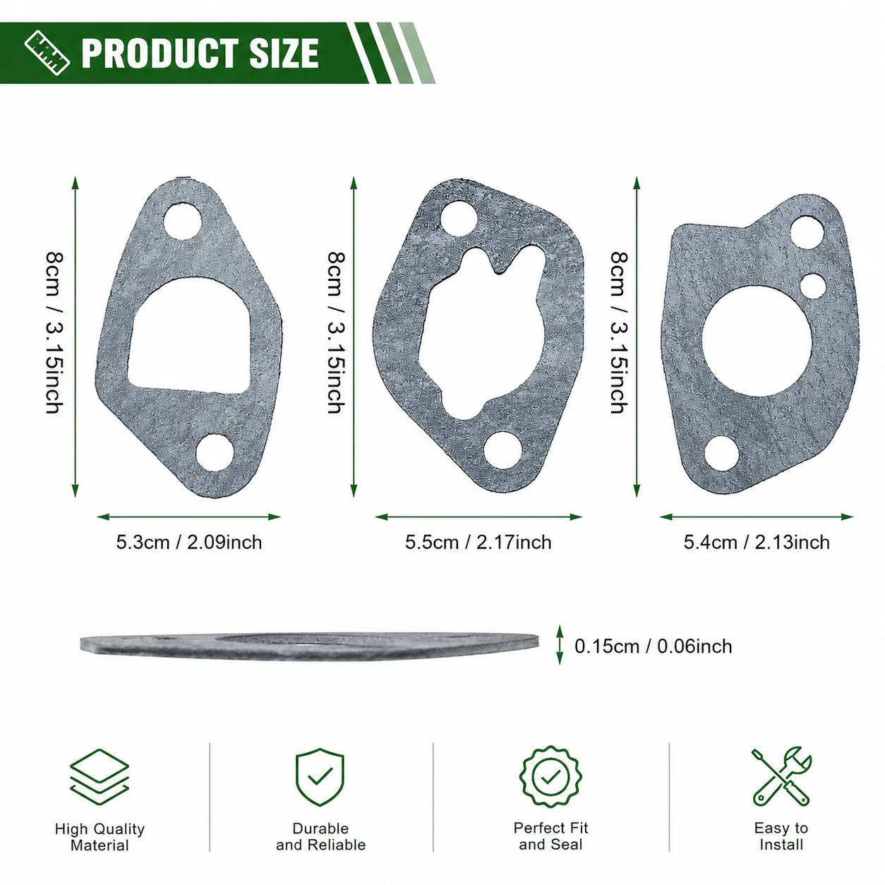 Lawn Mower Strimmer Generator Water Pump Carburetor Gasket Kit For Honda GX120 GX140 GX160 GX200 168F Small Engine
