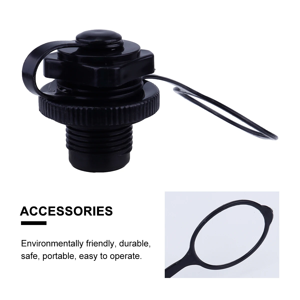 

2 pcs Boat Inflatable Air Cap Inflatable Accessories 22MM Cap Replacement Leak Proof Safe Rubber Screw Dinghy Mattress Bed