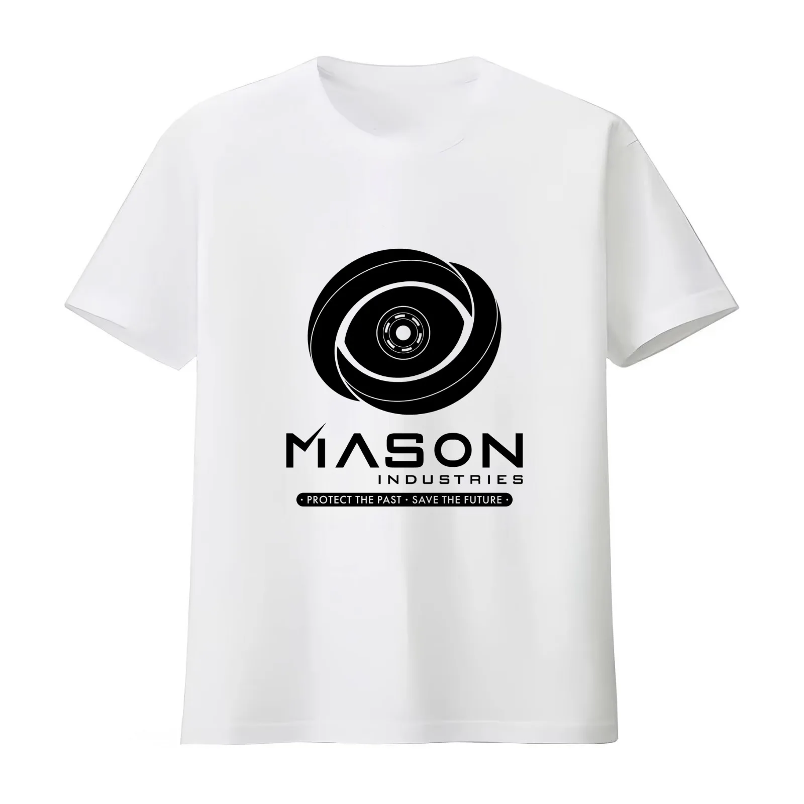 Timeless - Mason Industries - Protect The Past Save The Future T-Shirt Summer Casual Cotton Tee Oversized Streetwear Tops