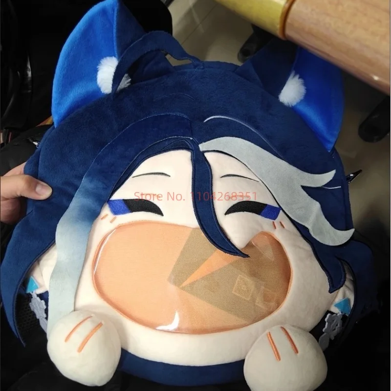 Game Path To Nowhere Cosplay Plush Bag Laugh Big Mouth Transparent Itabag Lolita Girls Backpackcute Toys Crossbody Shoulder Bag